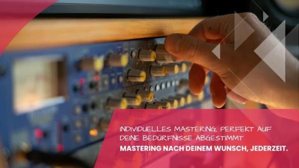 Optimales Mastering zum Pauschalpreis für deinen Sound