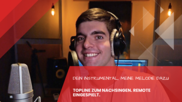 Melodie- und Topline-Erstellung für dein Instrumental. Gesangsmelodie zum Nachsingen, remote eingespielt.
