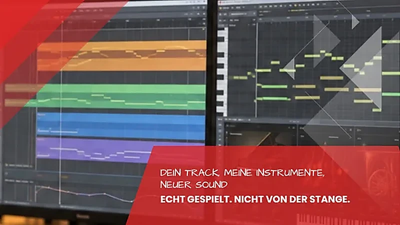 Virtuelle Instrumente: Keyboard und Musikproduktions-Setup im Tonstudio Leipzig